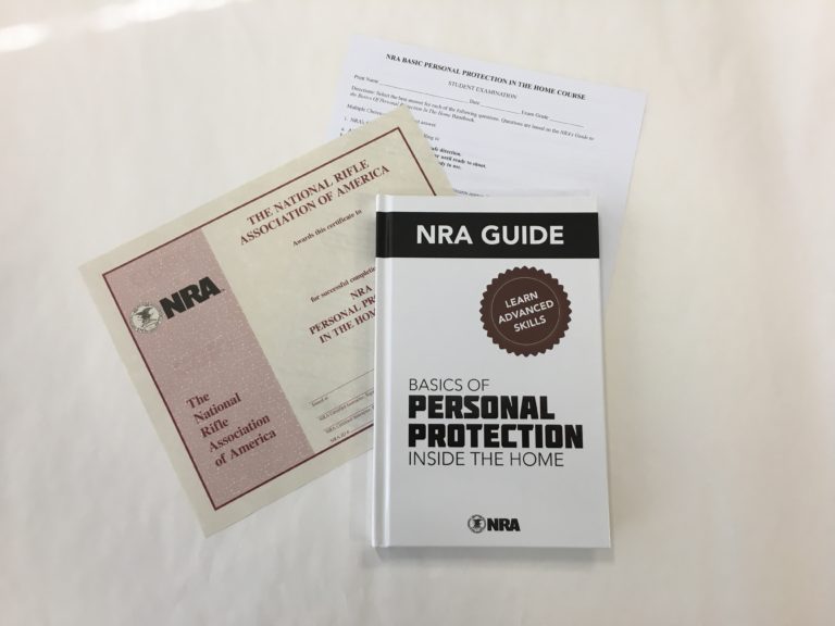 NRA Basic Personal Protection In The Home Course Liberty Defense