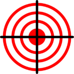 Liberty Defense Logo – Target, Crosshairs, and Transparent Background